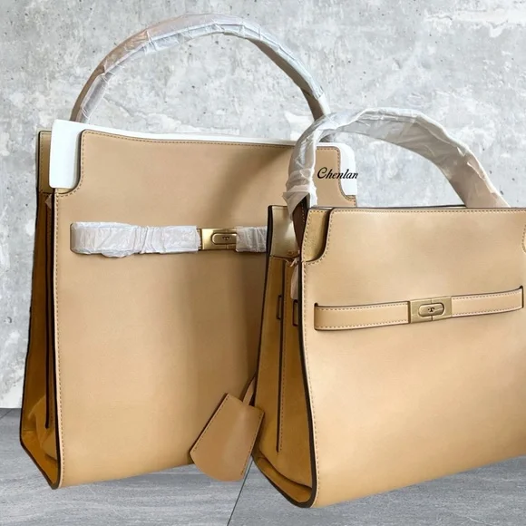 Tory Burch Large LEE RADZIWILL DOUBLE BAG - Picture 8 of 15